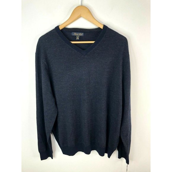 NWT Garret Scott Extra Fine Merino Wool Sweater - Picture 1 of 5